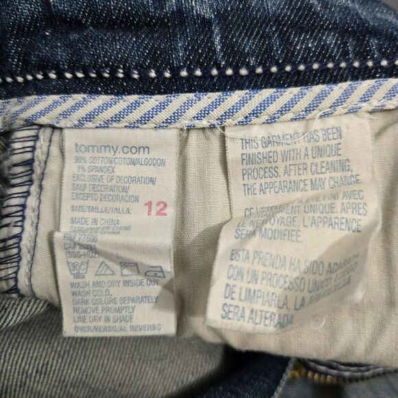 Tommy Hilfiger Women 12 American Hope Bootcut Mid Rise Jeans Y2K - Picture 10 of 16